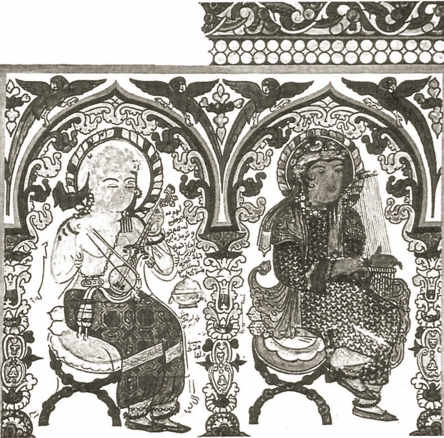 Abbildung 4. Wandmalerei aus Hulbuk, Tadschikistan.